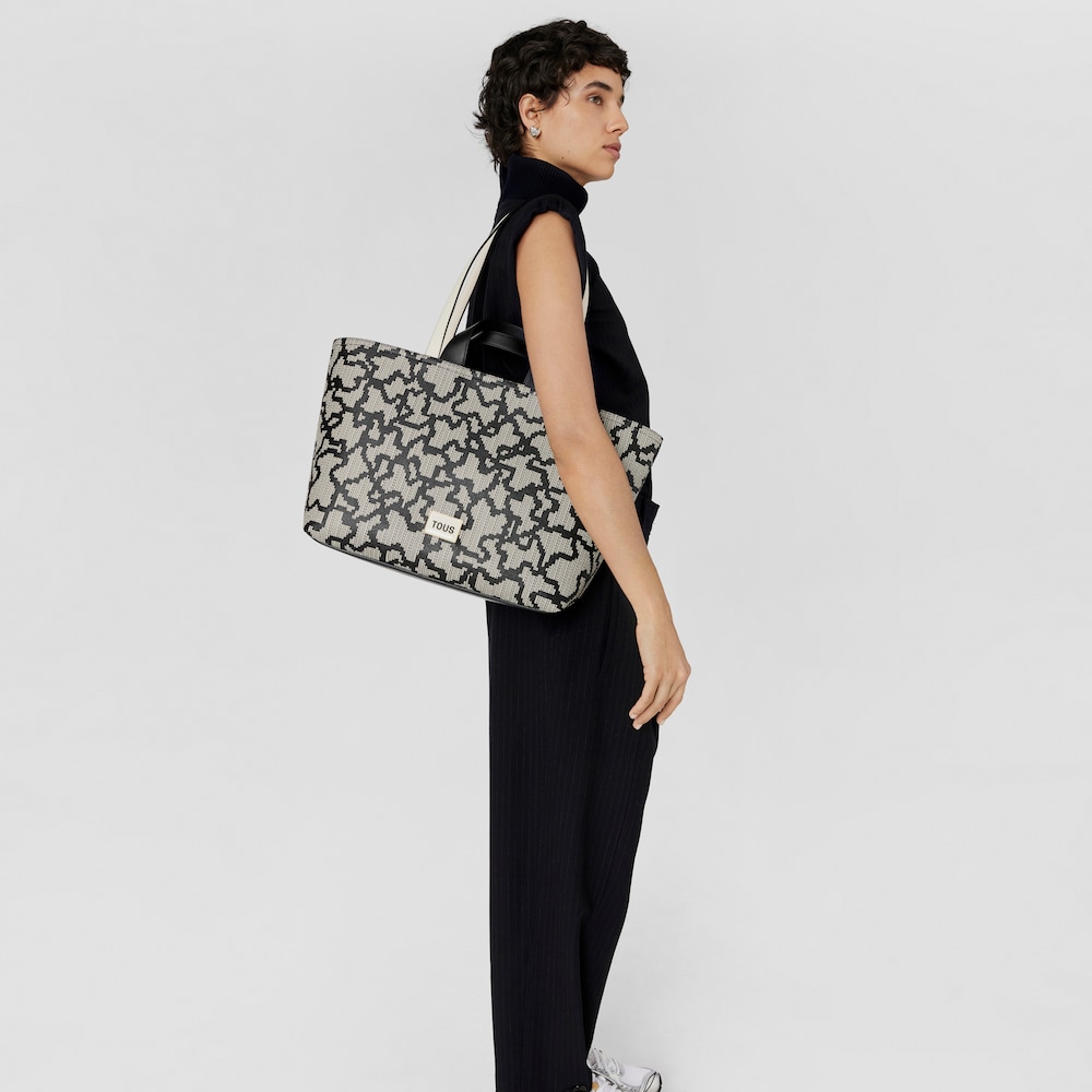 Medium black Kaos Pix Tote bag