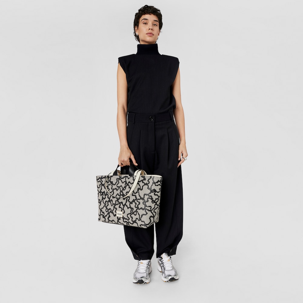 Medium black Kaos Pix Tote bag