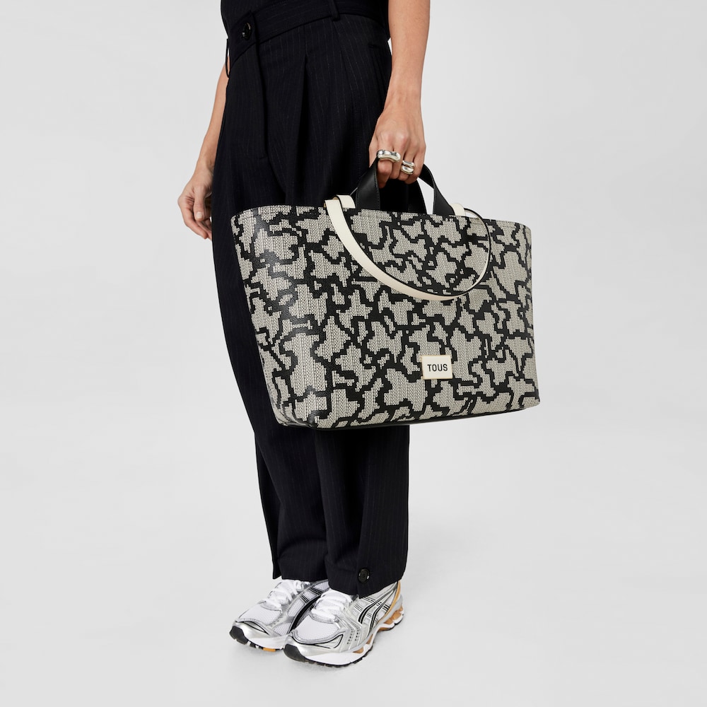 Medium black Kaos Pix Tote bag