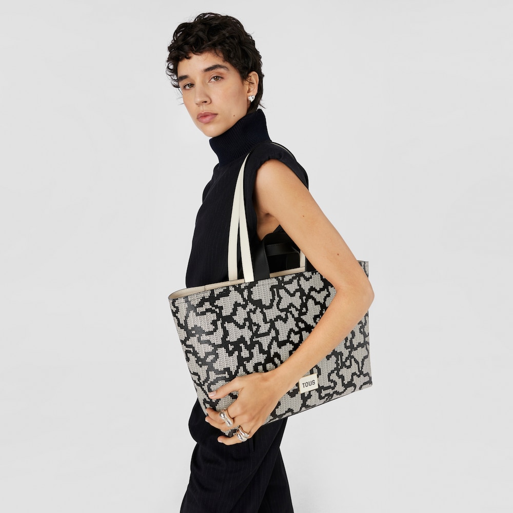 Medium black Kaos Pix Tote bag