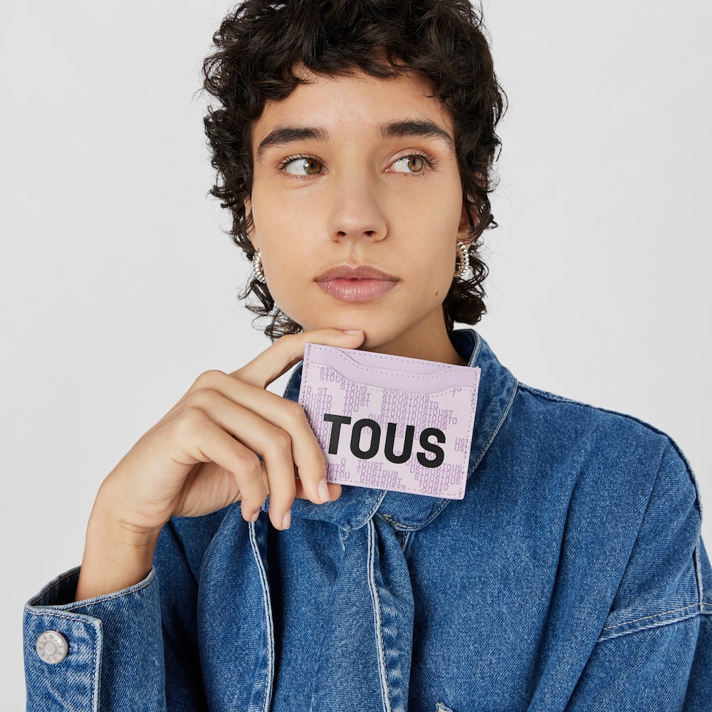 Mauve Kaos Pix Cardholder