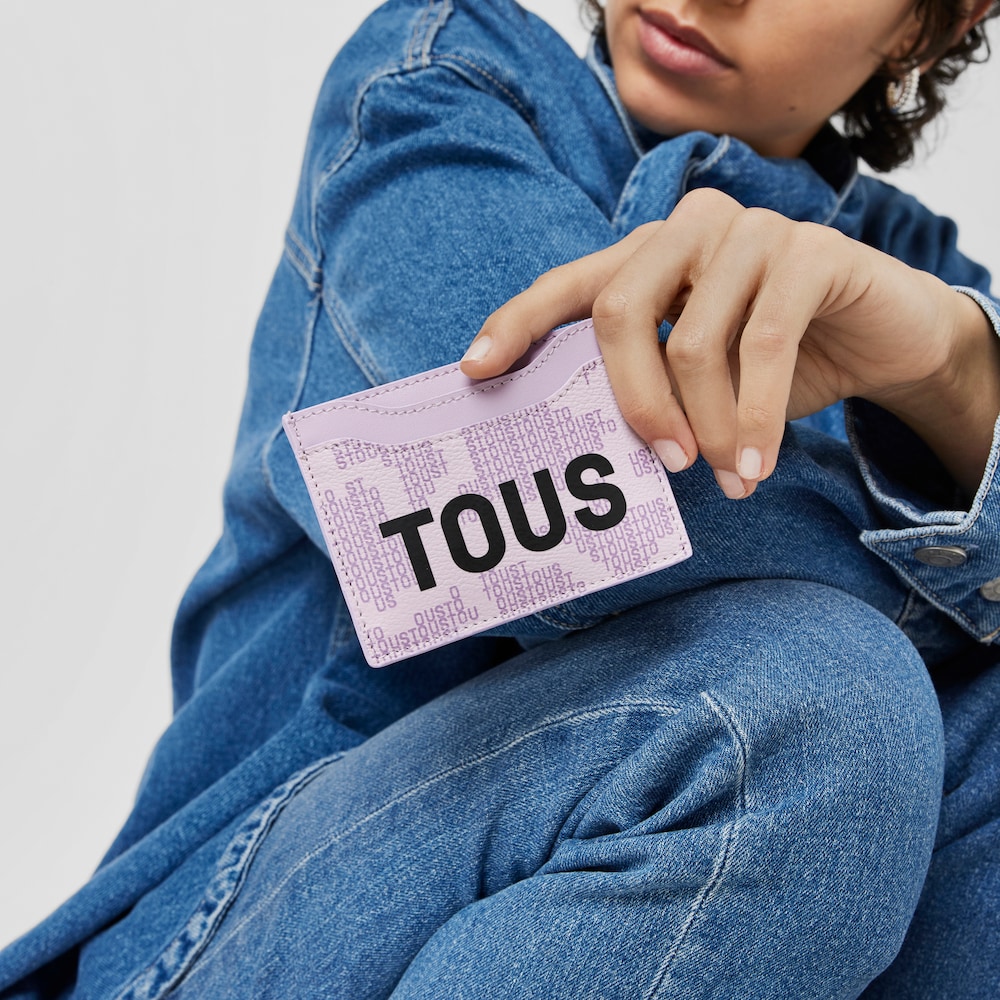 Mauve Kaos Pix Cardholder