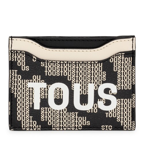 Porta-cart&otilde;es Kaos Pix preto