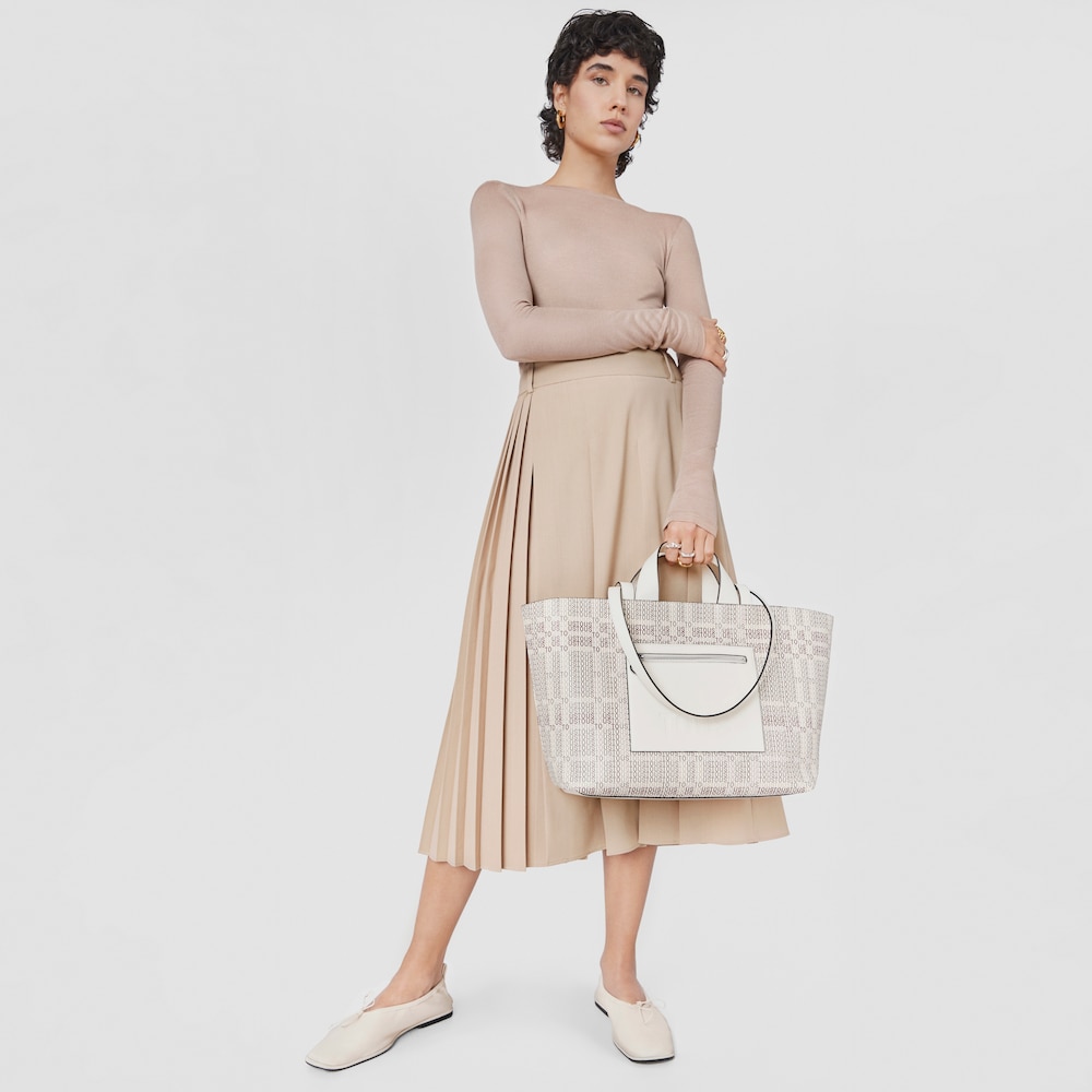 Średniej wielkości beżowa torba z rączkami TOUS Cecilia