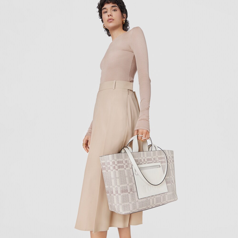 Medium beige TOUS Cecilia Tote bag image number 7