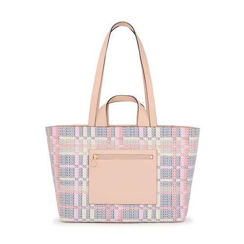 Medium beige and red TOUS Cecilia Tote bag
