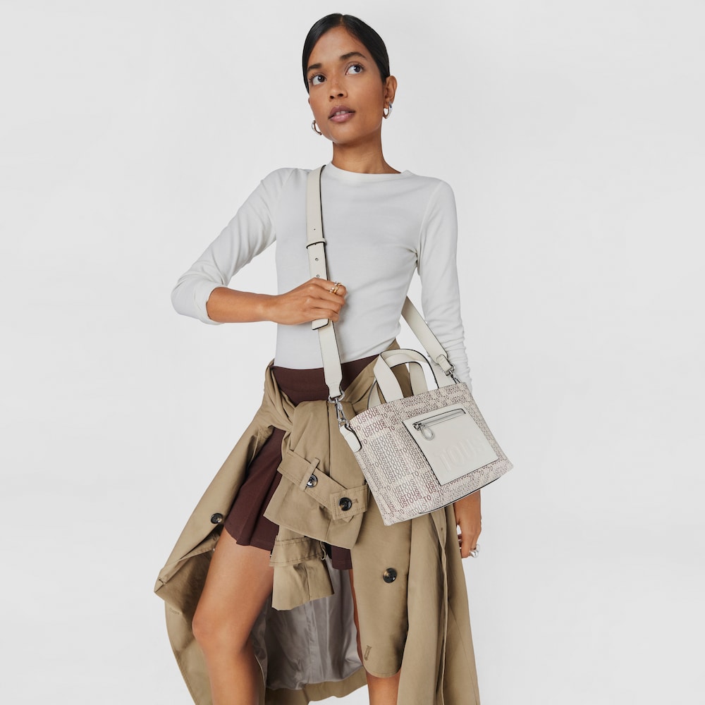 Cabas TOUS Cecilia petit beige