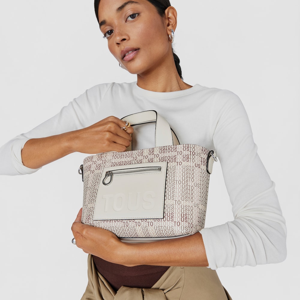 Cabas TOUS Cecilia petit beige