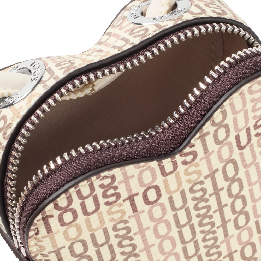 B&eacute;žov&aacute; Z&aacute;vesn&aacute; peňaženka na mince TOUS Cecilia v&nbsp;tvare srdca