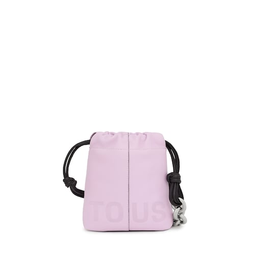 Mini bolso de piel malva TOUS Cloud