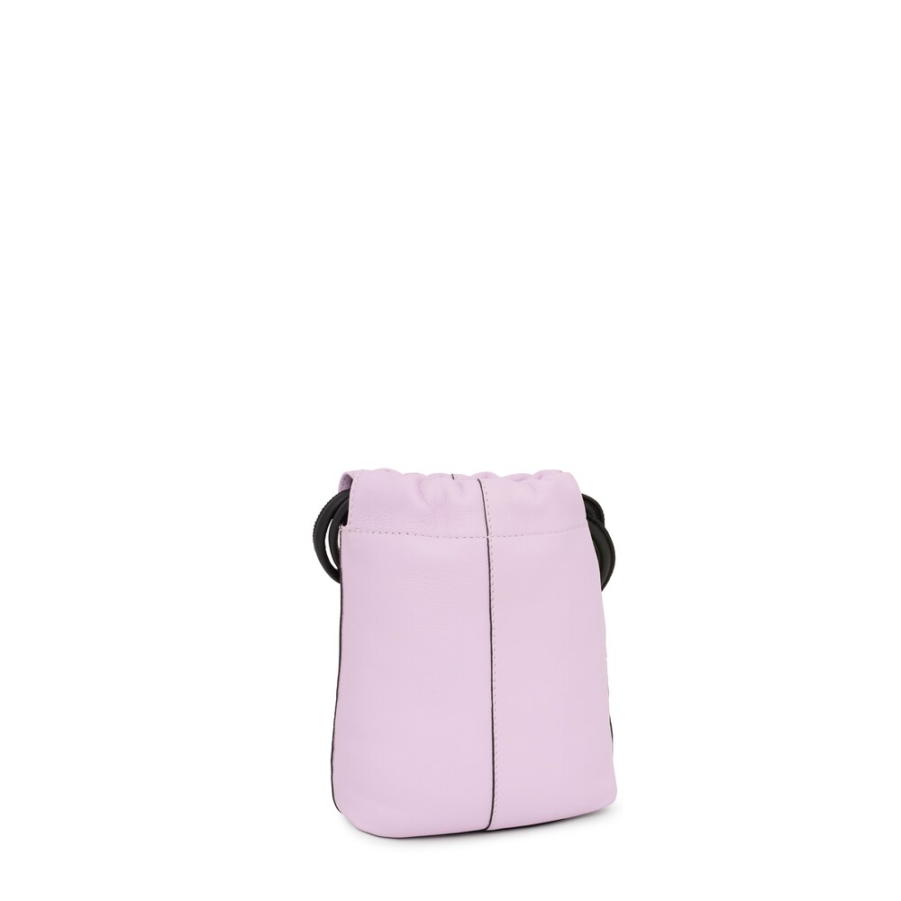 Mini bolso de piel malva TOUS Cloud