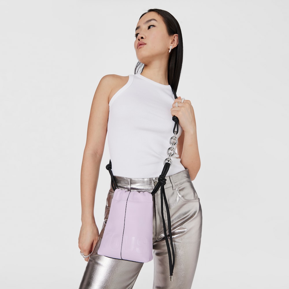 Mini bolso de piel malva TOUS Cloud