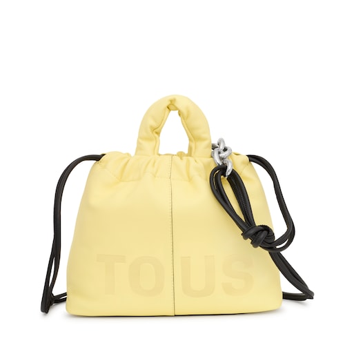 Sac moyen en cuir jaune TOUS Cloud image number 0