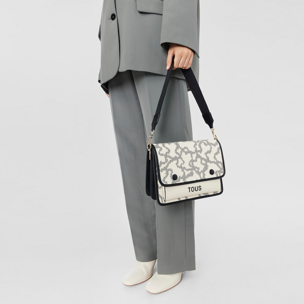 Bandolera mediana Audree beige Kaos Pix