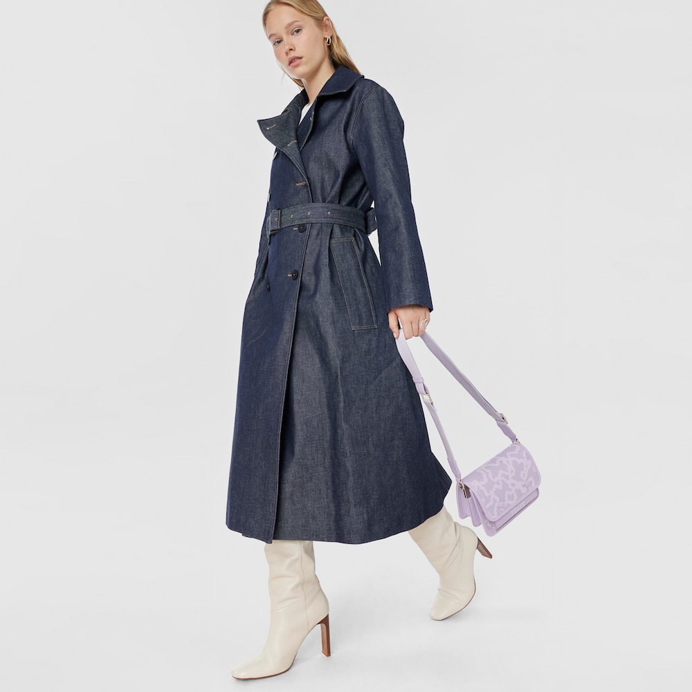 Bandolera peque&ntilde;a Audree malva Kaos Pix