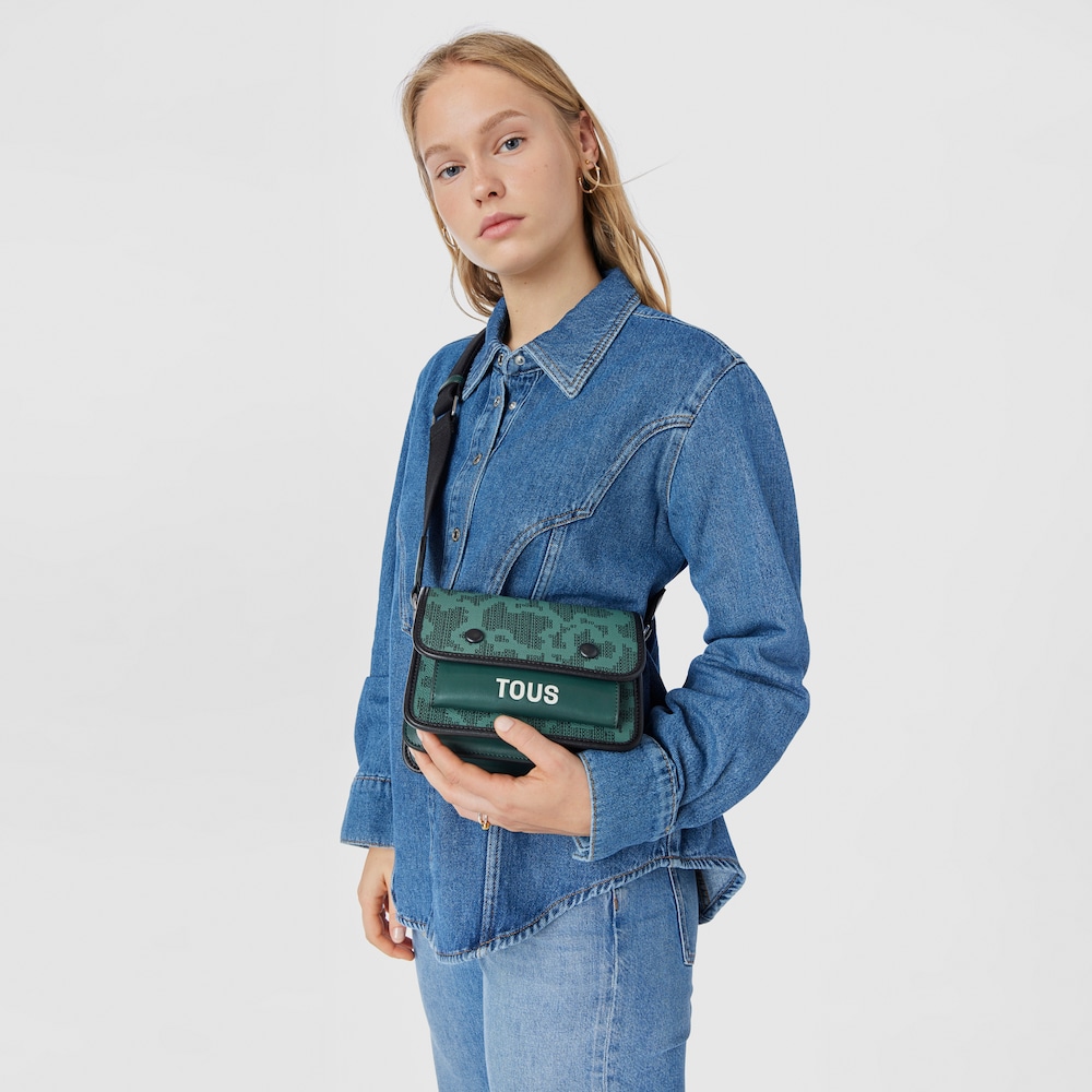 Mała zielona torebka przez ramię Kaos Pix Audree