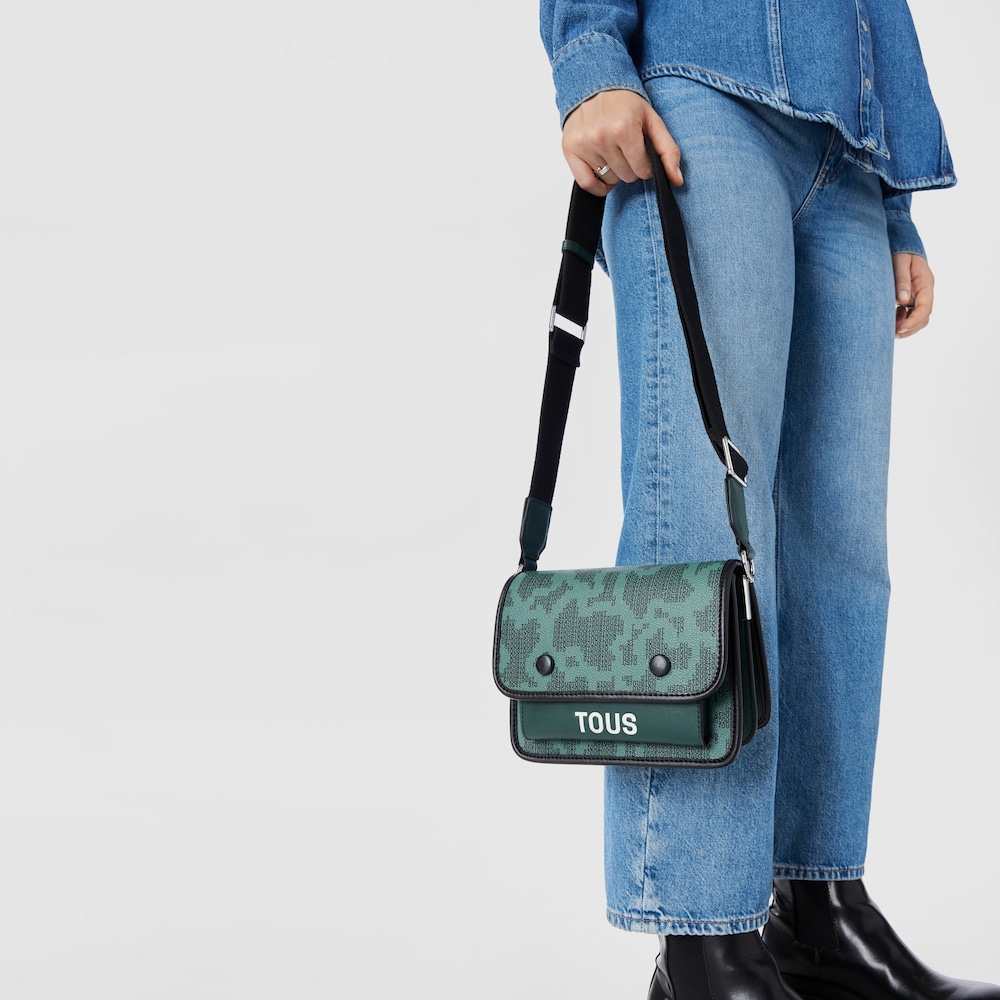 Mała zielona torebka przez ramię Kaos Pix Audree