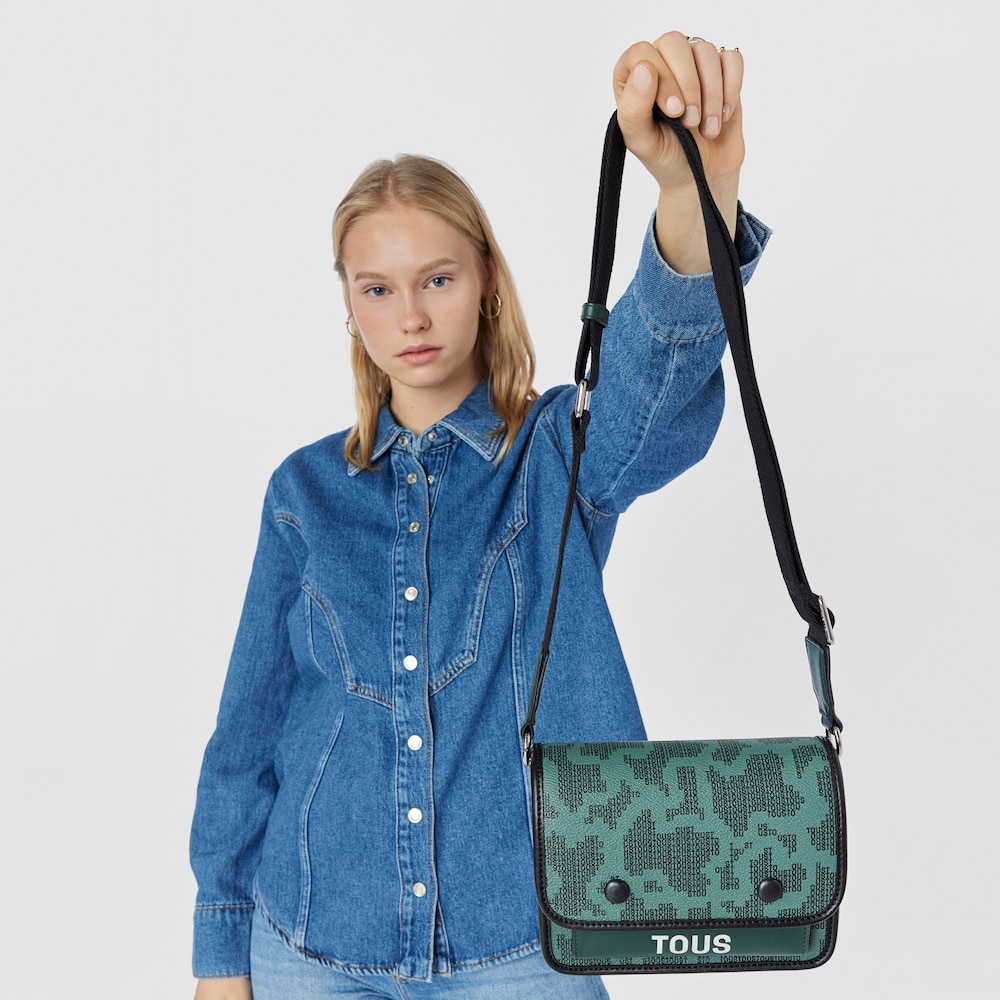 Mała zielona torebka przez ramię Kaos Pix Audree