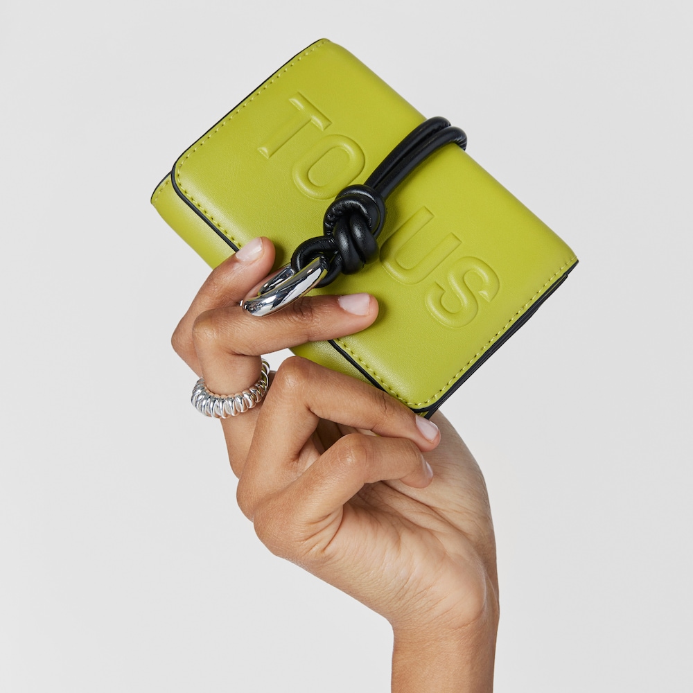 Lime green Card wallet TOUS Cloud