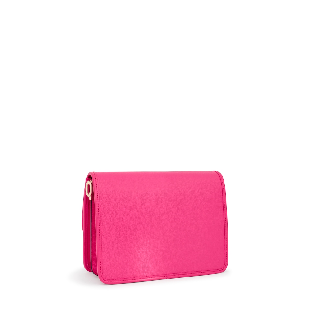 Medium fuchsia-colored TOUS La Rue Audree Crossbody bag