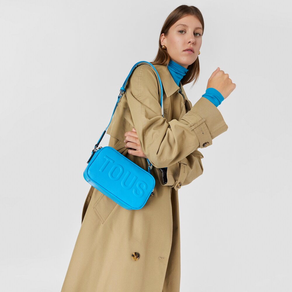 Blue TOUS La Rue Crossbody reporter bag image number 4
