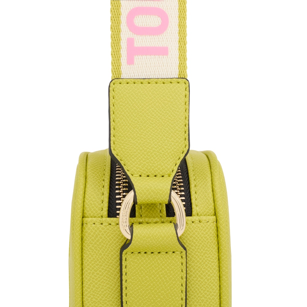 Limonkowo-zielona torebka przez ramię typu reporter TOUS La Rue