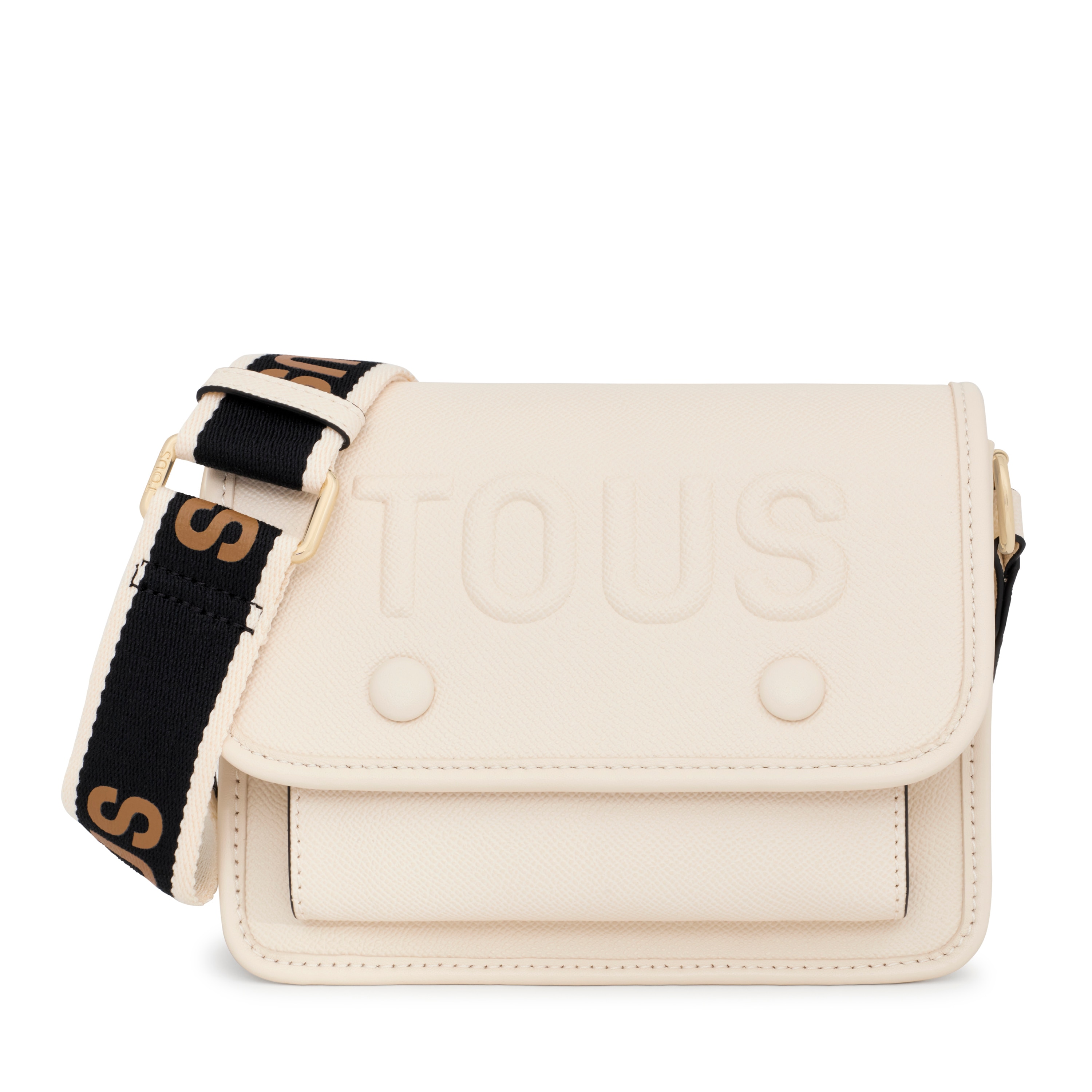 Small ivory-colored TOUS La Rue Audree Crossbody bag | TOUS