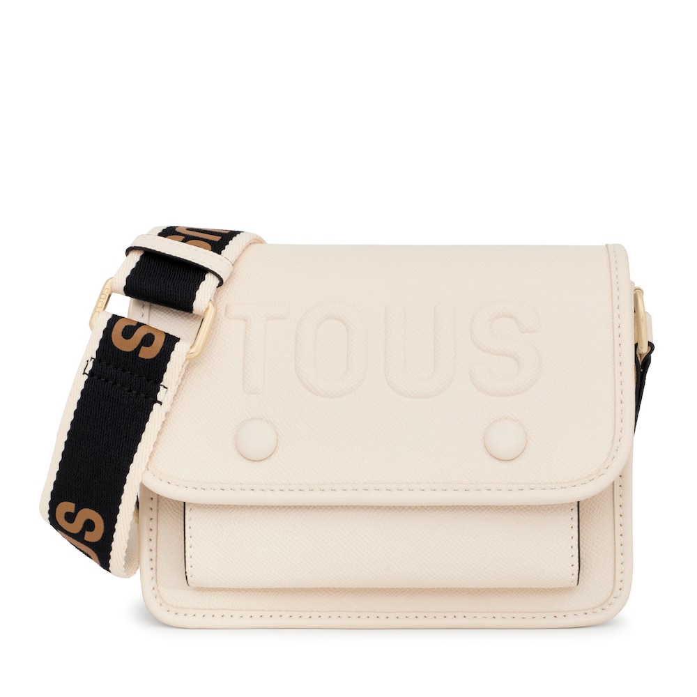 Small ivory-colored TOUS La Rue Audree Crossbody bag