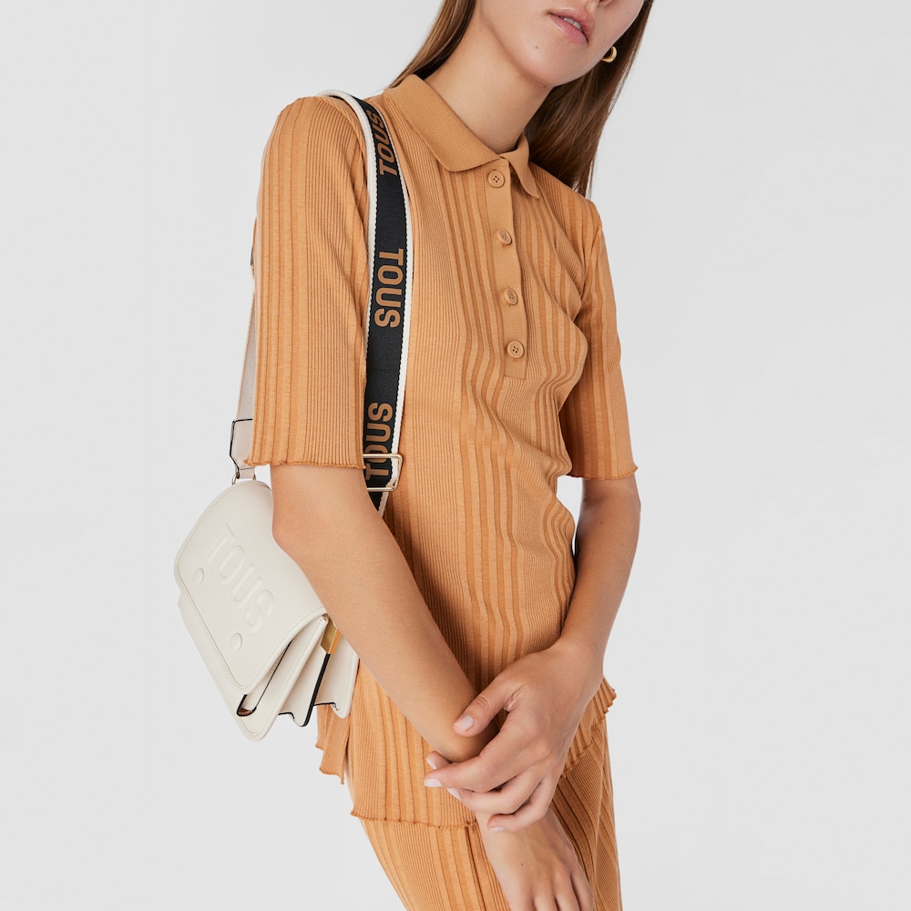 Small ivory-colored TOUS La Rue Audree Crossbody bag