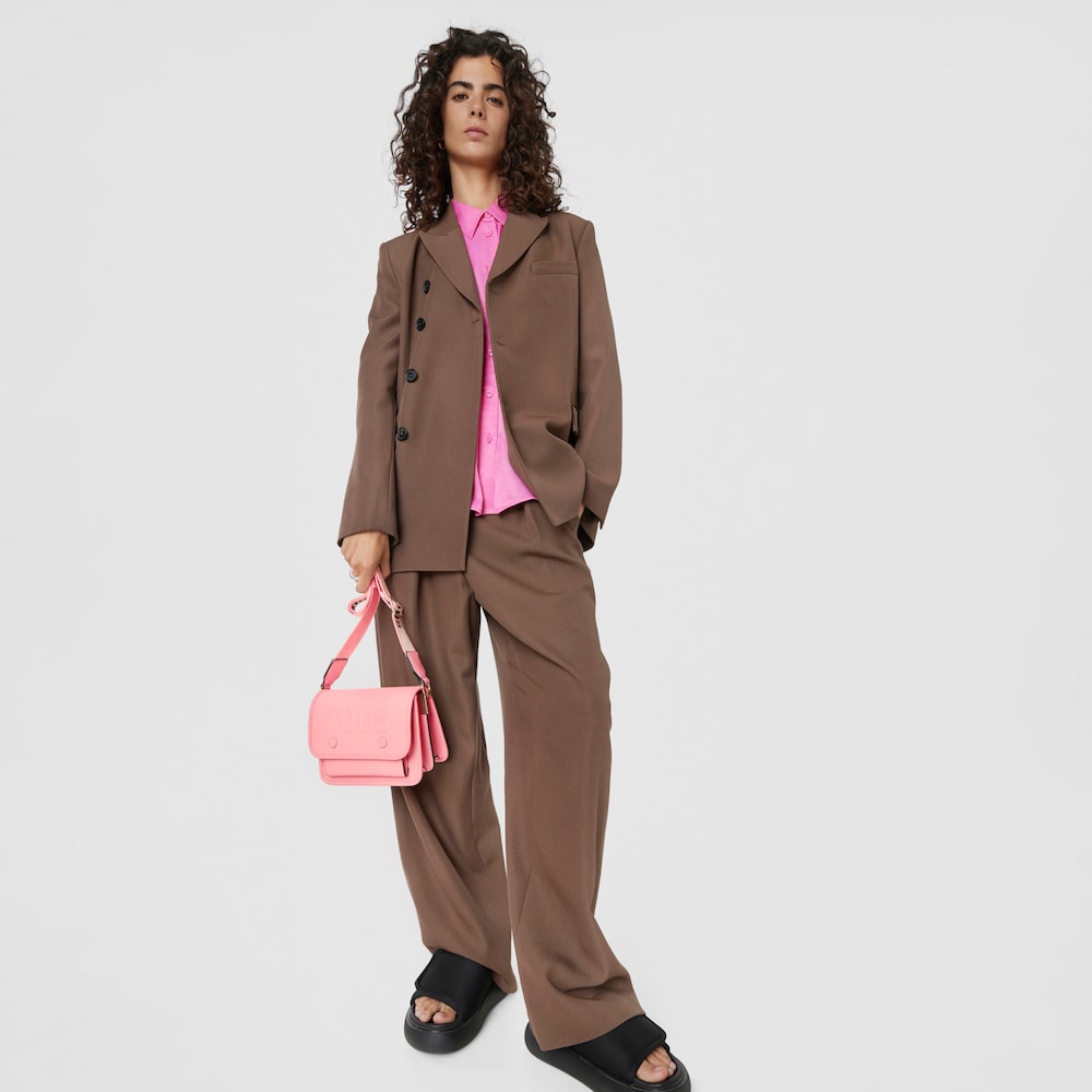 Mała r&oacute;żowa torebka przez ramię TOUS La Rue Audree