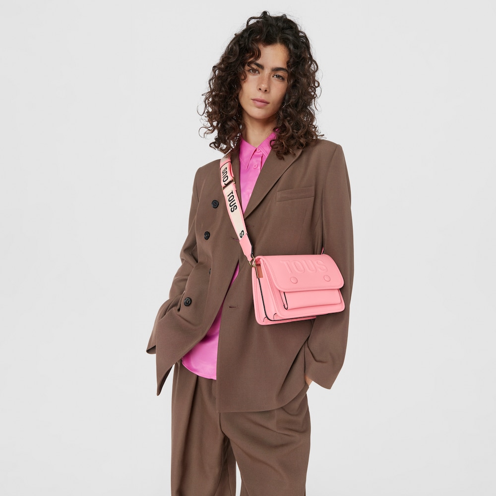 Small pink TOUS La Rue Audree Crossbody bag image number 7