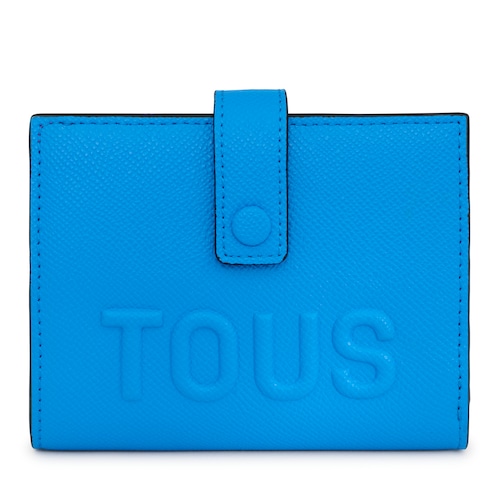 Μπλε πορτοφόλι για κάρτες Pocket TOUS La Rue image number 0