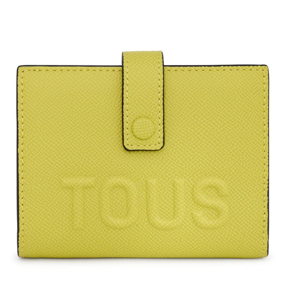 Wizytownik TOUS La Rue Pocket w kolorze limonkowej zieleni