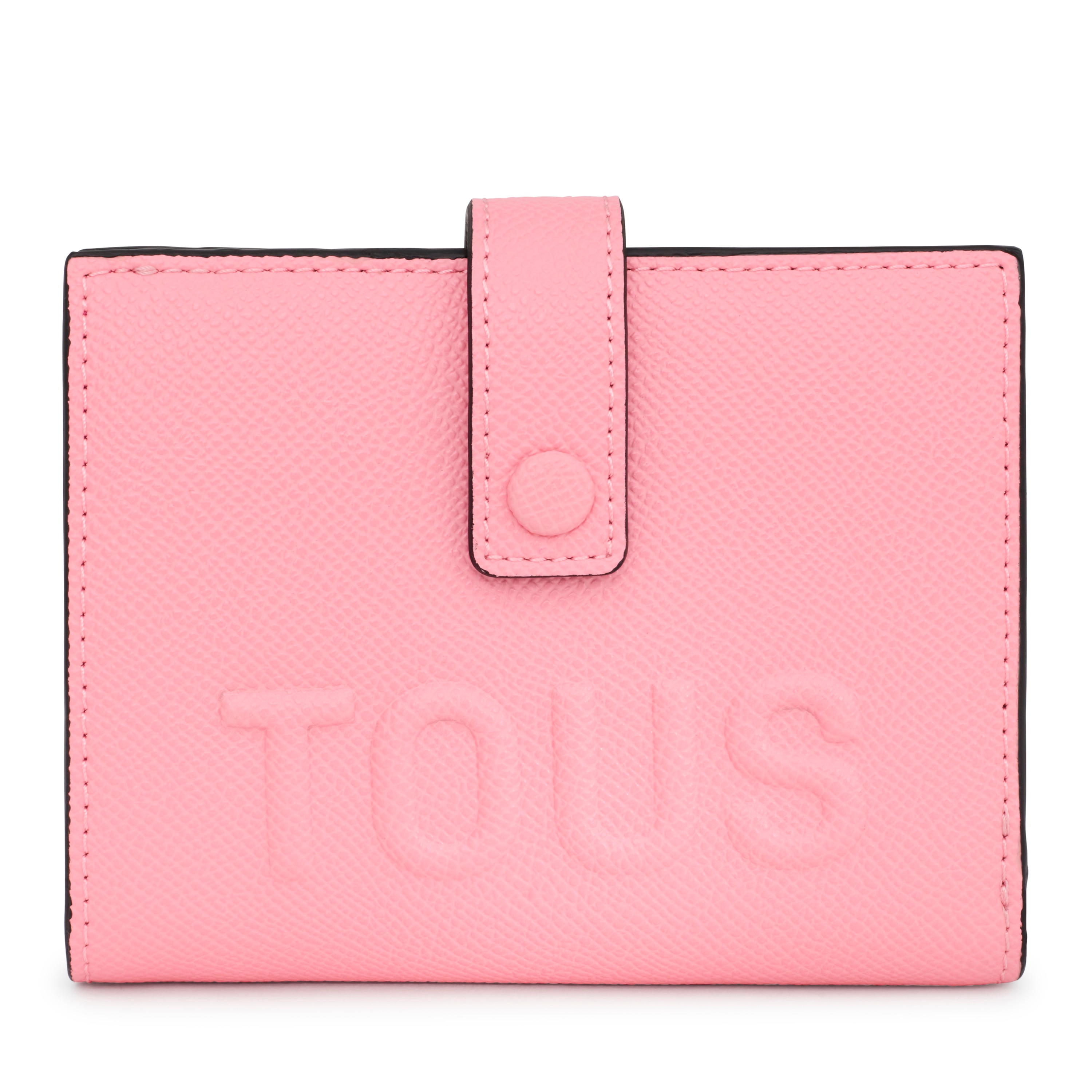 ★TOUT Y EST★ Kirsch Pocket Logo Wallet Pink FKQSAXA521M Pink Wallet New Dorp | TOUS