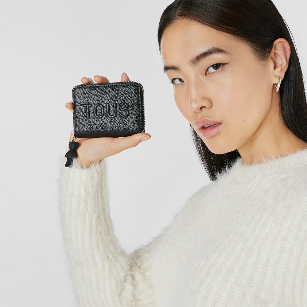 Monedero negro TOUS La Rue