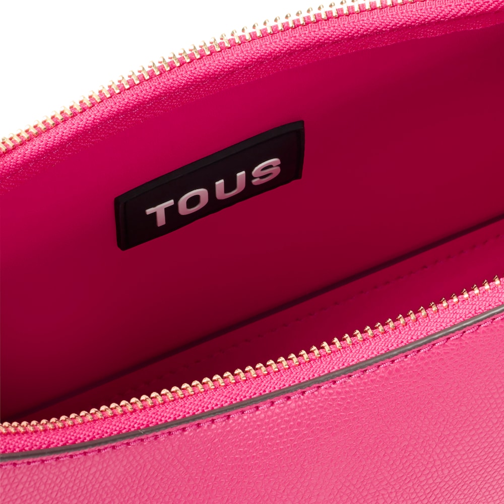 Bolsa de hombro fucsia TOUS Sylvia
