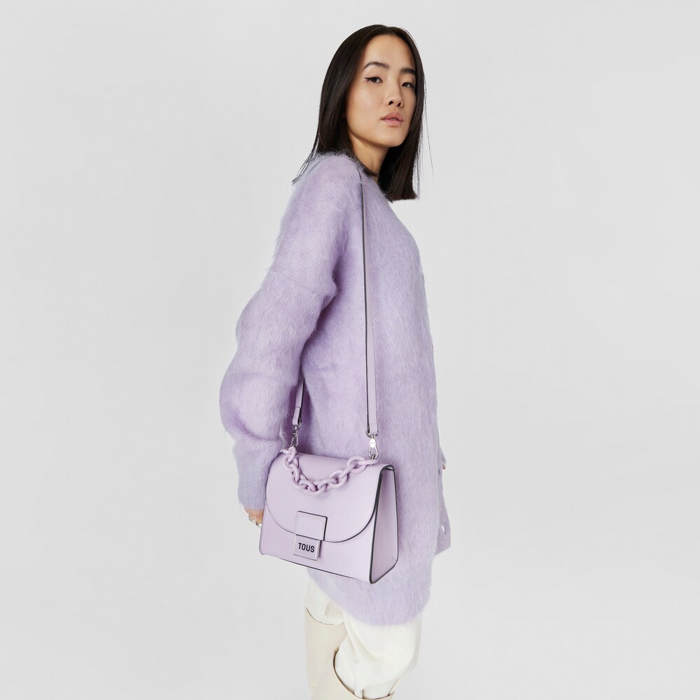 Mala a tiracolo pequena malva TOUS Sylvia