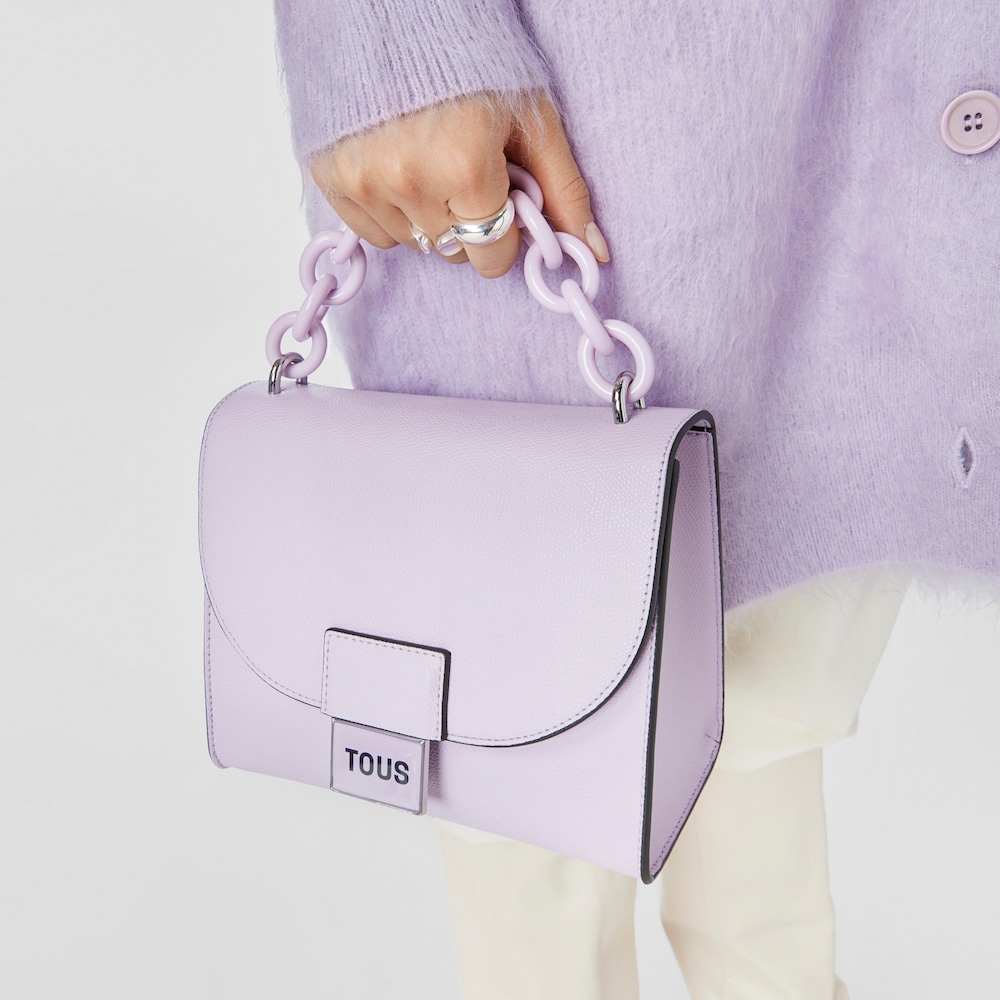 Mala a tiracolo pequena malva TOUS Sylvia