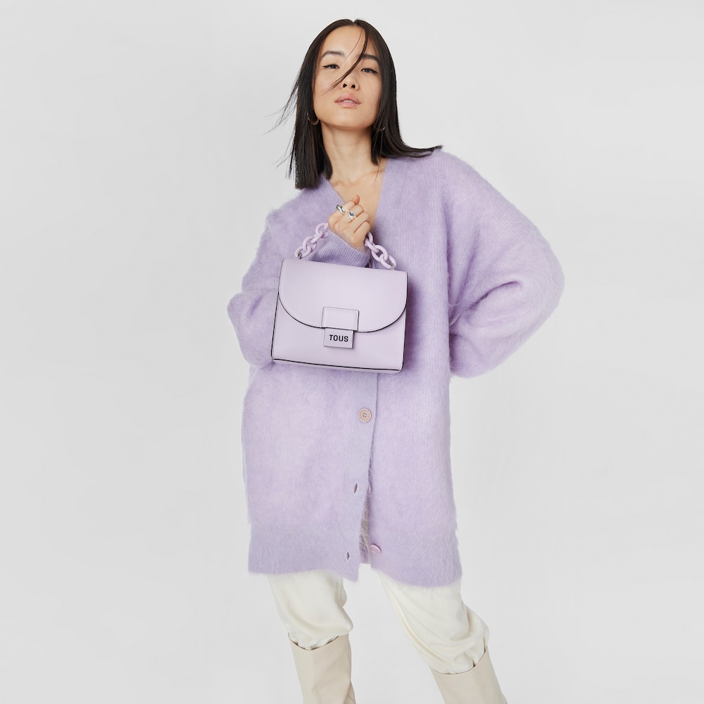 Mala a tiracolo pequena malva TOUS Sylvia