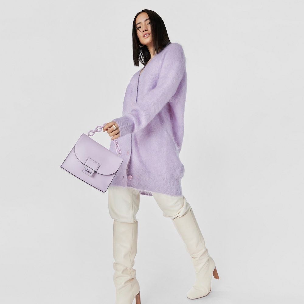 Mala a tiracolo pequena malva TOUS Sylvia