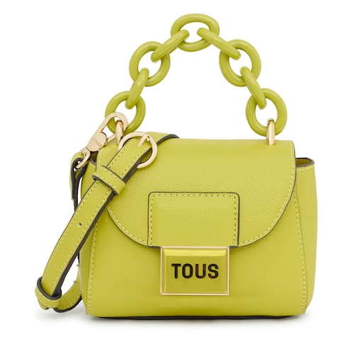 Limetkovo zelená Crossbody mini kabelka TOUS Sylvia image number 0