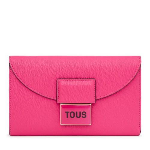 Fuchsia-colored TOUS Sylvia Flap Wallet image number 0