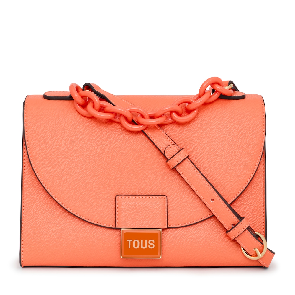 Medium orange TOUS Sylvia City bag image number 0