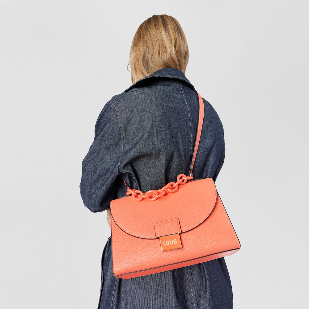 Medium orange TOUS Sylvia City bag image number 5