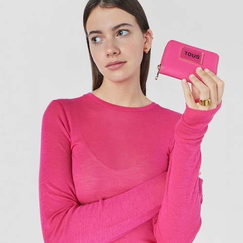 Porta-moedas fúcsia TOUS Sylvia