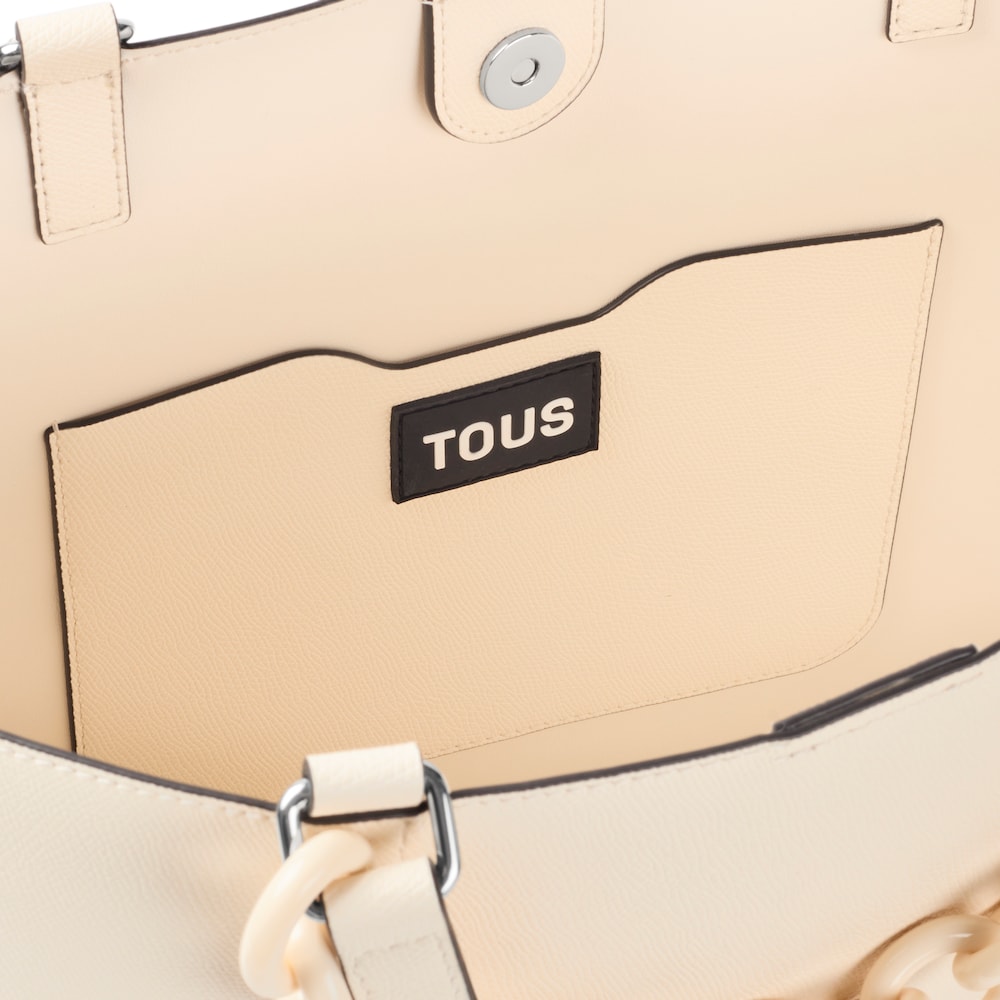 Large beige TOUS Sylvia Shopping bag