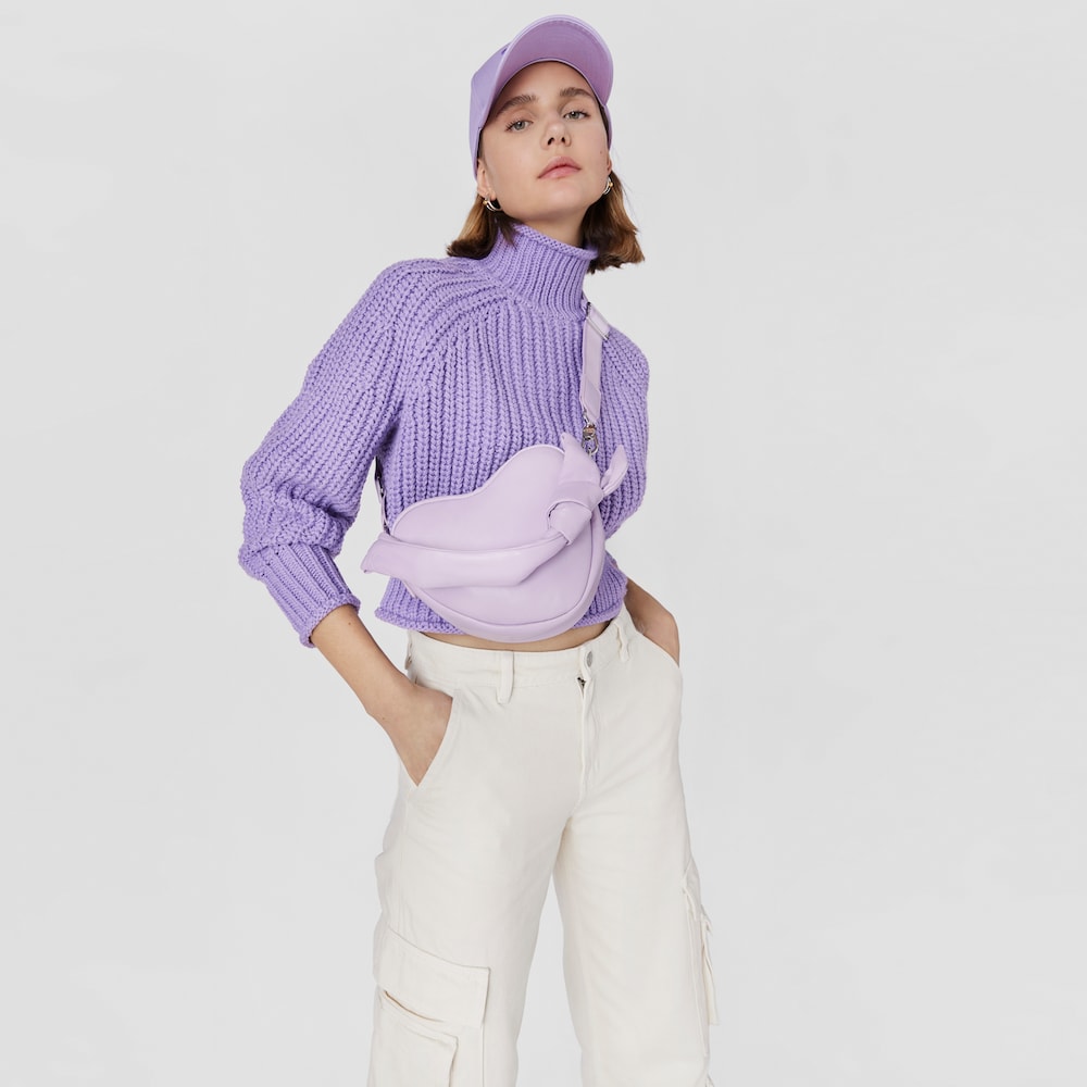 Mauve heart Crossbody bag TOUS Carol