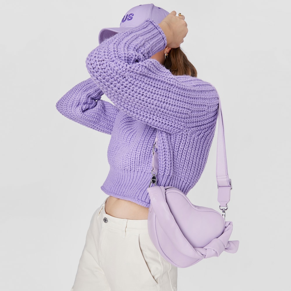 Mauve heart Crossbody bag TOUS Carol