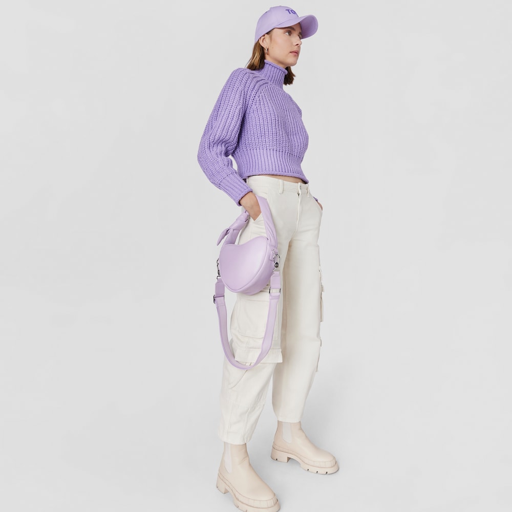 Mauve heart Crossbody bag TOUS Carol