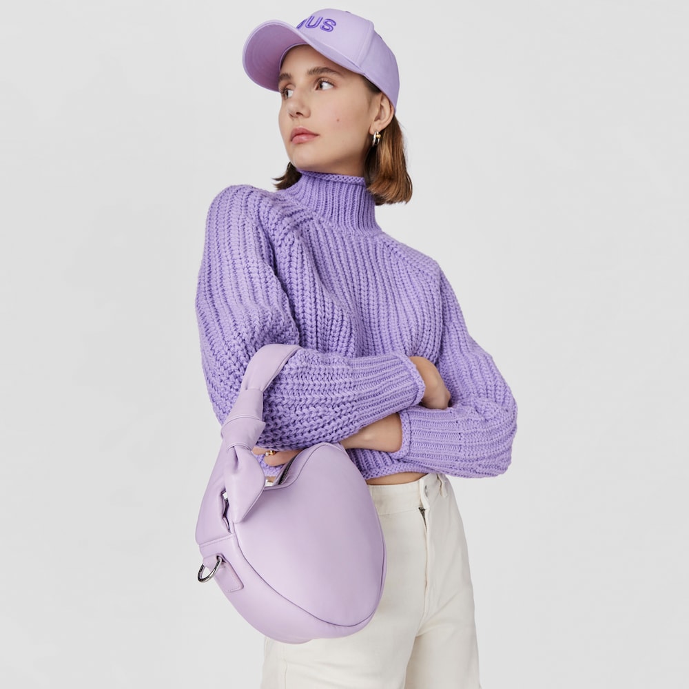 Mauve heart Crossbody bag TOUS Carol